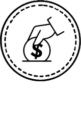 Cost saving value pack pictogram